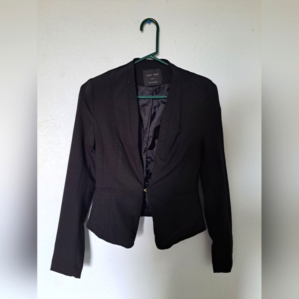 Love Tree Black Blazer